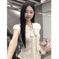 ราคา สินค้าใหม่ เสื้อยืดสไตล์เกาหลี แขนสั้น ดีไซน์กระชับตัว (53456768974)