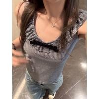 ราคา เสื้อลายลูกไม้และโบว์สำหรับฤดูร้อน สไตล์ใหม่สำหรับผู้หญิง (40778997325)