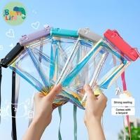 ราคา ซองกันน้ำ กระเป๋ากันน้ำ ถุงกันน้ำ ซองใส่โทรศัพท์กันน้ำ ซองมือถือ กันน้ำ4ชั้น กันฝุ่น พร้อมสายคล้องคอ ทรายไม่เข้า รุ่น (43756232373)