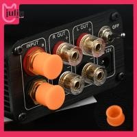 ราคา 12 ชิ้นฝาครอบกันฝุ่นพลาสติกขั้วต่อ RCA RCA หญิงฝาครอบป้องกันปลั๊กฝุ่นสําหรับ DVD Amplifier AV RV Receiver (56856879160)