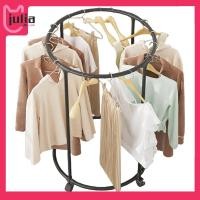 ราคา จูเลีย1 ไทย ราวตากผ้าวงกลม มีล้อ ขาตั้งหมุนได้ 360 สําหรับร้านขายเสื้อผ้า สีดํา (43006491494)