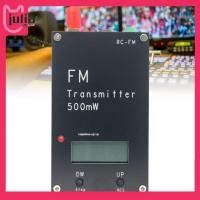 ราคา 2000M 500mW ความถี่ปรับเครื่องส่งสัญญาณ FM ความถี่จอแสดงผล LCD สเตอริโอดิจิตอล 76 108MHz วิทยุเครื่องส่งสัญญาณ FM สําหรับวิทยุ FM (27844360142)