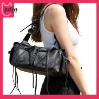 ราคา กระเป๋าถือไหล่ผู้หญิง แบบจีบทองกลม พร้อมเชือกรูด และโบว์เก๋ๆ สไตล์แฟชั่น ใช้ได้ทั้งโรงเรียนและทำงานทุกวัน (50403275598)