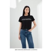ราคา GUESS เสื้อยืดแขนสั้นพิมพ์ลายโลโก้ดีไซน์สไตล์มินิมอลสําหรับผู้ชายและผู้หญิง OO2K1476 (44904967346)