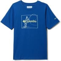 ราคา เสื้อยืดแขนสั้น Columbia Youth La Poudre Pass Mountain Blue Fly Fish Fun X Large (55251449212)