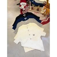 ราคา ไหมพรมทอเปียแขนสั้นกระดุมทอง (41877006530)