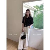 ราคา เชิ้ตครอปลูกไม้แขนสั้นมาพร้อมซับใน (51106852554)