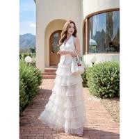 ราคา กระโปรงมุ้งขนมชั้นซีทรู (52657166143)