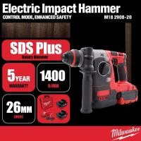 ราคา รับประกัน 5 ปี Milwaukee M18 Electric Impact Hammer สว่านโรตารี่ 26มม ชุดเครื่องมือไฟฟ้าค้อนอุตสาหกรรมแบบไร้สาย (47955944136)