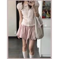 ราคา ชุดยูนิฟอร์มสองชิ้น ด้านบนเป็นเสื้อลายสก๊อตสีหวาน พร้อมกระโปรงทรงเอ (54857046662)