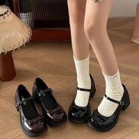 ราคา รองเท้าMary Janeผู้หญิง สไตล์อังกฤษ ขนาดเล็ก ออกแบบพิเศษสำหรับการสวมใส่อเนกประสงค์และสะดวกสบาย (53907056756)