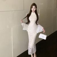 ราคา ชุดราตรีเซ็กซี่ กระโปรงยาว สไตล์เลดี้ (51305173932)
