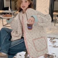 ราคา ความรู้สึกการออกแบบดอกไม้มะระดอกไม้ผ้าฝ้ายเสื้อผู้หญิงฤดูใบไม้ร่วงฤดูหนาวรูปแบบใหม่หลวมสองด้านกระดุมแถวเดียวด้านบน (28907863386)