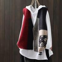 ราคา แฟชั่น ใหม่วินเทจถักเสื้อกั๊กผู้หญิงหลวมการออกแบบความรู้สึกเสื้อกั๊กผู้หญิงนอกสวมเสื้อกั๊กฤดูใบไม้ร่วงฤดูหนาว (28671112680)
