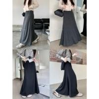 ราคา กระโปรงข้าวเหนียวสำหรับผู้หญิง ลายถักละเอียดสีดำ ออกแบบมาเป็นสไตล์เอวสูง (27693991924)