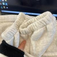 ราคา ครีมขนแกะหนา กางเกงวอร์ม ผู้หญิงฤดูใบไม้ร่วงฤดูหนาวข้าวสีขาวหลวม การทําตัวให้ผอม กีฬาขาตรงรัดตัวกางเกงลําลอง Corset Casual Pants (26713487949)