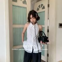 ราคา สลิงเสื้อกั๊กด้านบนฤดูใบไม้ผลิใหม่ลูกไม้ฝรั่งเศส Spliced แขนกุดเปลือยลูกไม้ (25244567833)