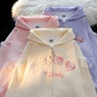 ราคา ญี่ปุ่นน่ารักการ์ตูนคิตตี้แมวเสื้อกันหนาวหมวกผู้หญิงใหม่หลวมขี้เกียจอายุลดแนวโน้มแบรนด์ (25136457593)