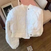 ราคา เสื้อแจ็คเก็ตสั้นสตรี ทำจากผ้าฝ้าย สีขาวดีไซน์ทันสมัย (48605646232)