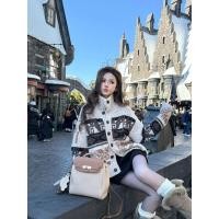 ราคา เสื้อแจ็คเก็ตหนา Phil Island สไตล์ Jacquard ลายตัดกัน พร้อมซีนหลังเหมือนขนแกะ เหมาะสำหรับฤดูใบไม้ร่วงและฤดูหนาว (46506124079)