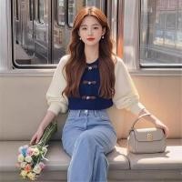 ราคา เสื้อเชิ้ตผู้หญิงสไตล์เกาหลี ฤดูใบไม้ร่วง สีฟ้าสีขาว อ่อนโยน และมีความคมชัด กับรายละเอียดติดกระดุม เหมาะสำหรับวันอากาศเย็น (41278786924)