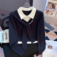 ราคา ผ้าคลุมไหล่ลายตัดกัน กับเสื้อแขนยาวสไตล์โปโล พอดีตัว สำหรับผู้หญิง (45154341793)