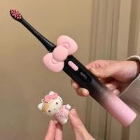 ราคา Hello Kitty แปรงสีฟันไฟฟ้าแมวคิตตี้คิตตี้คู่รักขนนุ่มอัตโนมัติโซนิคมูลค่าสูงกล่องของขวัญคริสต์มาสขอ (24790500410)