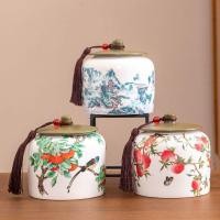 ราคา กระป๋องชาเซรามิกสไตล์จีน กระป๋องปิดผนึกกันความชื้น กระป๋องเก็บชาความจุขนาดใหญ่ กระป๋องเก็บของในครัว (47605787601)