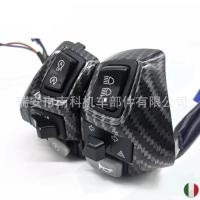 ราคา อุปกรณ์มอเตอร์ไซค์ สวิตช์ดัดแปลง YamahaAEROX 155 เบาะไฟเบอร์แฮนด์ผสมสวิตช์ไฟไฟหน้า K6TE (45904517462)