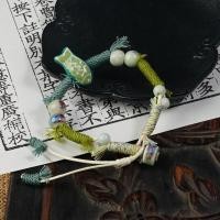 ราคา สร้อยข้อมือสไตล์เนปาลและทิเบต ถักมืออย่างประณีต กับเชือกดีไซน์สวยงาม เซรามิก 9 ซม (44706683673)