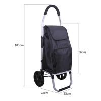 ราคา ที่กําหนดเองอลูมิเนียมอัลลอยด์รถเข็นช้อปปิ้งซูเปอร์มาร์เก็ตร้านขายของชําช้อปปิ้งรถเข็นพับรถเข็นสองล้อบันได Cli (44857325787)