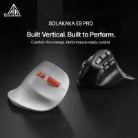 ราคา SOLAKAKA E9Pro MMO เมาส์ไร้สาย Vertical Ergonomic mouse PAW3395 36000DPI 8kHz 14ปุ่มโปรแกรม เมาส์เกมมิ่ง เมาส์แนวตั้ง (54107157691)