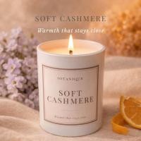 ราคา SOFT CASHMERE เทียนหอมอโรม่า กลิ่นผ้านุ่มหรู อบอุ่นละมุน Soy Coconut Wax Pet Friendly 200 ml (50706008497)
