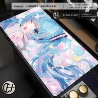 ราคา H Hatsunes Miku แผ่นรองเมาส์โต๊ะ Protector เมาส์การ์ตูนอะนิเมะยางแผ่นรองเม้าส์สําหรับเล่นเกม Gamer Kawaii น่ารัก Deskmat (55853930935)