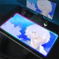 ราคา RGB Anime Mouse Pad Tokyo Ghoul Kaneki Ken MousePads อะนิเมะเกม E Sports แล็ปท็อปแป้นพิมพ์แผ่นขยาย 90x40 ซม เม้าส์โต๊ะ Mats (54955757616)