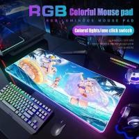 ราคา Re Life In A Different World จาก Zero Emilia Mouse Pad Rgb แผ่นรองโต๊ะด้านหลัง Led Mousepad Deskmat Big Mousepad Backlight (52705165802)