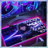 ราคา G Genshin Impact Mouse Pad Gamer Luminesceence Led Mouse Pad ตารางสําหรับเล่นเกม Rgb Deskmat คีย์บอร์ด Pc Mousepad (52205753747)