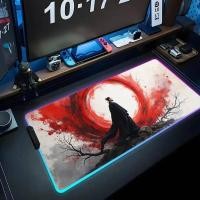 ราคา Ronin Mouse Pad RGB Gaming Mousepad Big LED Pad PC Desk Mat Luminous Mouse Pad Large Keyboard Mats Table Rug With Backlit (50903149705)