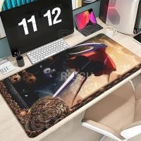 ราคา เกม Hollow Knight Silksong ยางขนาดใหญ่ PC Mousepad สํานักงานแผ่นรองเมาส์คีย์บอร์ดเกมคอมพิวเตอร์ overlock HD พิมพ์ XXL โต๊ะ (48506553244)