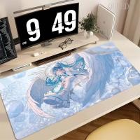 ราคา แผ่นรองเมาส์สําหรับเล่นเกมขนาดใหญ่ Hatsune M miku Mousepad PC Gamer โต๊ะตกแต่งสํานักงานแผ่นรองเม้าส์ E Sports Playmat เกมอุปกรณ์เสริม (47704053516)