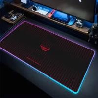 ราคา World Champion SKT T1 แผ่นรองเมาส์อะนิเมะแผ่นรองเมาส์สําหรับเล่นเกม LED แผ่นรองโต๊ะยางเรืองแสงเดสก์ท็อป XXL RGB เสื่อโต๊ะ (45355181805)