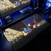 ราคา Genshin Impact Mousepad คอมพิวเตอร์ Gaming ล็อคขอบ Micepad แล็ปท็อป PC อุปกรณ์โต๊ะ XXL Mat ยางธรรมชาติคีย์บอร์ดเมาส์ Pad (57103926549)