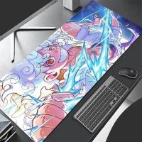 ราคา ญี่ปุ่น Cool Anime Mouse Pad PC สีขาว Gamer ตู้คีย์บอร์ดพรมแล็ปท็อป O one P piece L Luffy 5 เกียร์ Mousepad XL ขยายโต๊ะ Mat (47506159994)