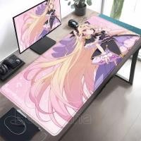 ราคา โปรเด็ดนักสืบดาว Moria Ruruka Mousepad Kawaii ขนาดใหญ่ยาง 40x90 ซม แผ่นรองเมาส์คีย์บอร์ด HD พิมพ์ overlock DeskMat (46806273877)