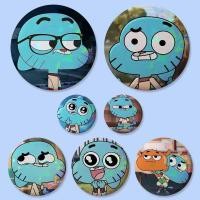 ราคา Amazing World Of G gumballS S ป้าย 32 44 58 มม รอบคอสเพลย์ Pin กระเป๋า Decor แฟนรวบรวมเพื่อนเข็มกลัดของที่ระลึก (46856802288)