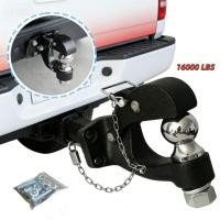 ราคา EasyBuyMall ปากนกแก้วตุ้มลากเรือลากรถพ่วงสำหรับติดกันชนเหล็กออฟโรด Hook with Hitch Ball ปากนกแก้วธรรมดา สลักล๊อกตัวยู (53955622411)