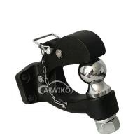 ราคา EasyBuyMall ปากนกแก้วตุ้มลากเรือลากรถพ่วงสำหรับติดกันชนเหล็กออฟโรด Hook with Hitch Ball ปากนกแก้วธรรมดา สลักล๊อกตัวยู (47556650671)