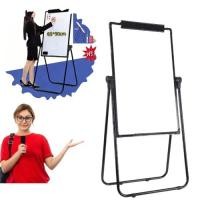 ราคา EasyBuyMall ของขวัญฟรี กระดานฟลิปชาร์ท กระดานไวท์บอร์ด กระดานฟลิปชาร์ทแม่เหล็ก 2 หน้า ขนาด 60 90 ซม Flip Chart (42678601966)