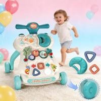 ราคา 2026รุ่นล่าสุด รถหัดเดิน รถหัดเดินเด็ก สำหรับเด็ก 6เดือน 3ขวบ ปรับระดับได้ Baby Walker รถหัดเดินเด็กมีของเล่น รถไถหัด (51205801859)
