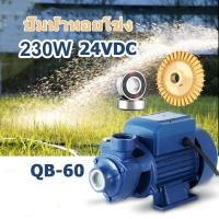 ราคา QB 60 230W 24VDC ปั๊มน้ำหอยโข่ง ยกสูงและปั๊มแบตเตอรี่พลังงานแสงอาทิตย์ขนาดใหญ่ 24V แปรง DC โซลาร์เซลล์แสงอาทิตย์ (48806980069)